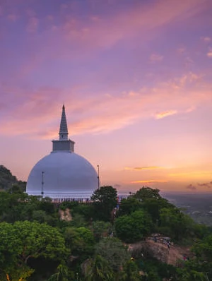 Srilankan stupa temple